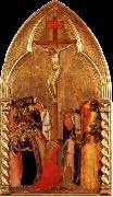 Bernardo Daddi Crucifixion oil painting on canvas
